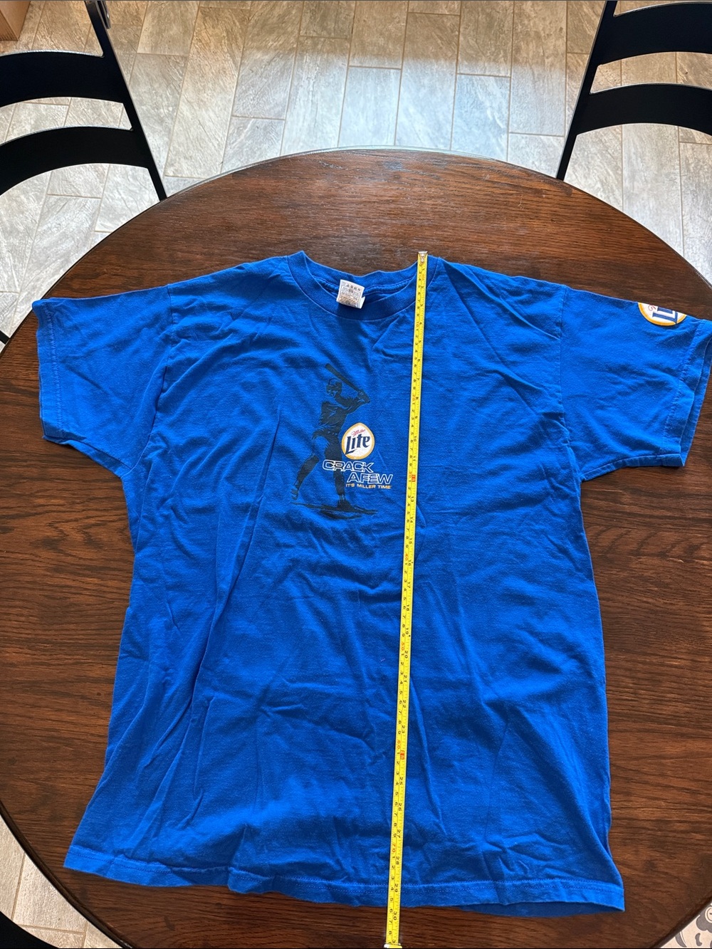 Vintage Crack a Few Baseball Miller Lite Graphic Tee XL